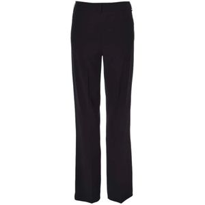 Luisa Cerano, Dames, Broeken, Zwart, Maat: 3XL Katoen,