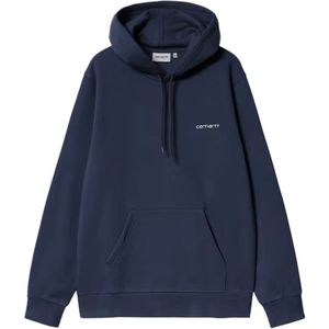 Carhartt Wip, Heren, Sweatshirts & Hoodies, Blauw, Maat: M