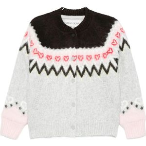 Stine Goya, Dames, Truien, Grijs, Maat: S Wol,