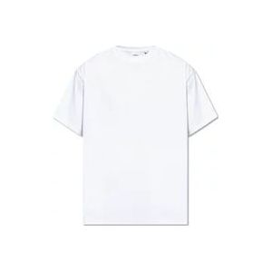Burberry Tempah T-shirt met logo , White , Heren , Maat: XS