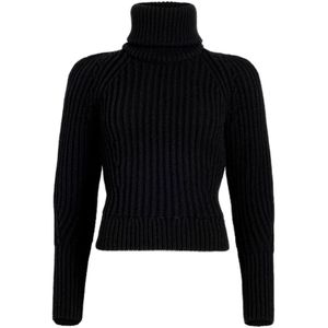 Patou, Dames, Truien, Zwart, Maat: XS Wol,