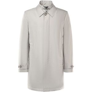 Fay, Heren, Mantels, Beige, Maat: S Leer,