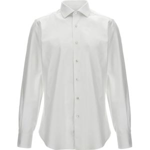 Barba, Heren, Overhemden, Wit, Maat: 4XL Katoen,
