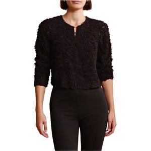 BY Timo, Dames, Jassen, Zwart, Maat: S Viscose,