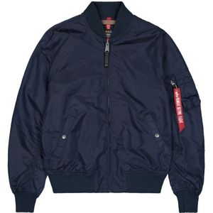 Alpha Industries, Heren, Jassen, Blauw, Maat: S Nylon,