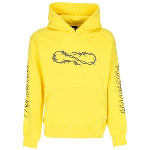 Propaganda, Heren, Sweatshirts & Hoodies, Geel, Maat: S Katoen,