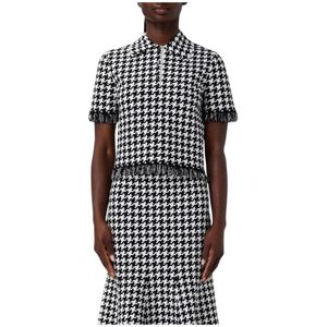 Alexander McQueen, Dames, Tops, Zwart, Maat: M