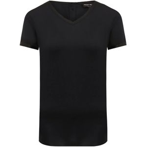 Giorgio Armani, Dames, Tops, Zwart, Maat: 2XS
