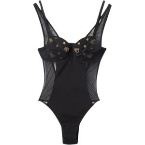 Chiara Ferragni Collection, Dames, Badkleding, Zwart, Maat: S