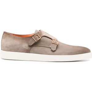 Santoni, Heren, Schoenen, Beige, Maat: 44 1/2 EU Suède,