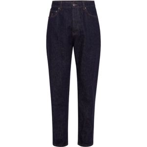 Brunello Cucinelli, Heren, Jeans, Blauw, Maat: L Katoen,
