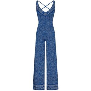 Circus Hotel, Dames, Jumpsuits & Playsuits, Blauw, Maat: S Polyamide,