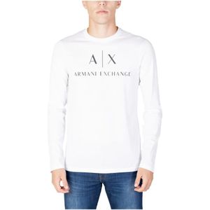 Armani Exchange, Heren, Tops, Wit, Maat: XL Katoen,