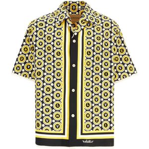 Valentino Garavani, Heren, Overhemden, Veelkleurig, Maat: L Katoen,