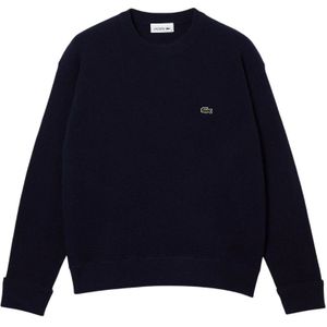 Lacoste, Dames, Sweatshirts & Hoodies, Blauw, Maat: L Wol,