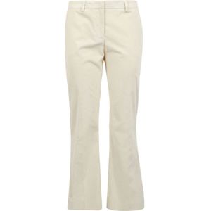 PT Torino, Dames, Broeken, Wit, Maat: L Leer,