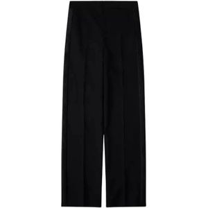 Isabel Marant, Dames, Broeken, Zwart, Maat: 2XS Wol,