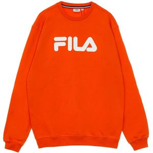 Fila, Heren, Sweatshirts & Hoodies, Oranje, Maat: XS Katoen,