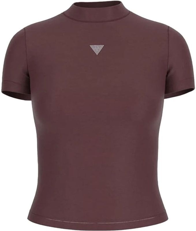 GUESS - LICIA - T-shirt - Chocoladebruin - Kwartmouw