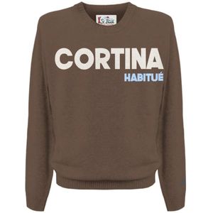 MC2 Saint Barth, Heren, Truien, Bruin, Maat: L Wol,