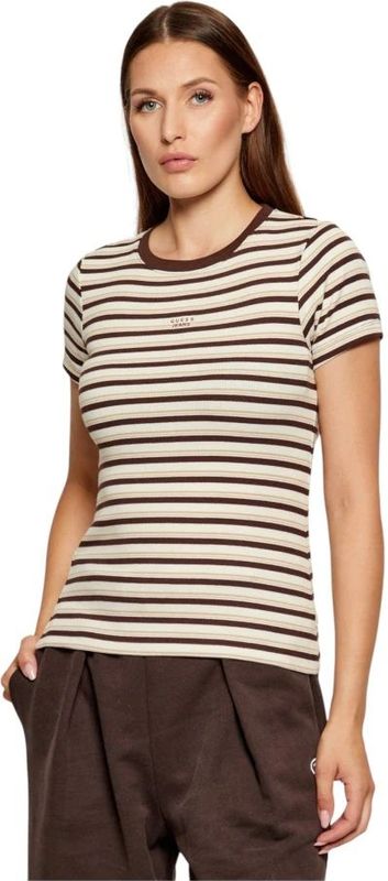 Guess, Dames, Tops, Veelkleurig, Maat: XS Katoen,