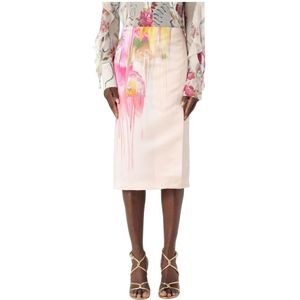 Blumarine, Dames, Rokken, Roze, Maat: S