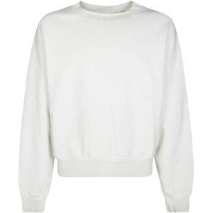 Palm Angels, Heren, Sweatshirts & Hoodies, Wit, Maat: S