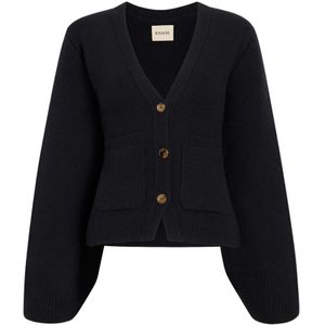 Khaite, Dames, Truien, Zwart, Maat: XS