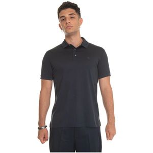Emporio Armani, Heren, Tops, Blauw, Maat: S Katoen,