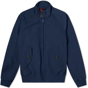 Baracuta, Heren, Jassen, Blauw, Maat: 3XS Katoen,