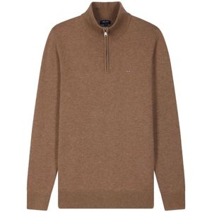 Eden Park, Heren, Truien, Bruin, Maat: 2XL Katoen,