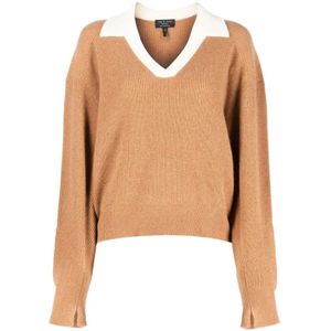 Rag & Bone, Dames, Truien, Bruin, Maat: M Kasjmier,