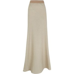 Cortana, Dames, Rokken, Beige, Maat: 2XS Wol,