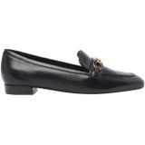 Stuart Weitzman - Slip-On Loafers - Zwart - Kalfsleer