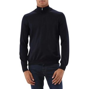 Gran Sasso, Heren, Truien, Blauw, Maat: L Wol,