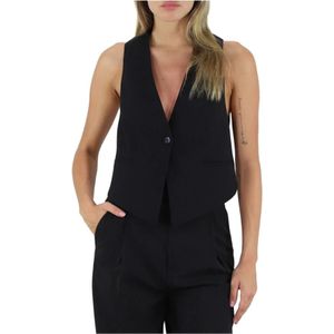 Twinset, Dames, Jassen, Zwart, Maat: XS