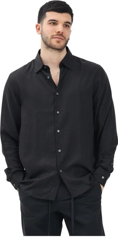 Selected Homme - Overhemd - Zwart - Lange Mouwen - Getailleerde Pasvorm