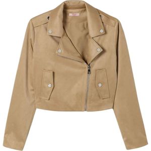 Liu Jo, unisex, Jassen, Beige, Maat: 140 CM Suède,