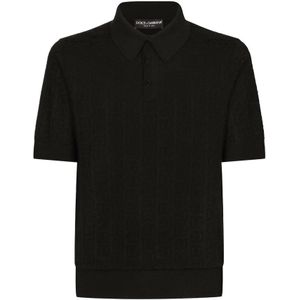 Dolce & Gabbana, Heren, Tops, Zwart, Maat: XL