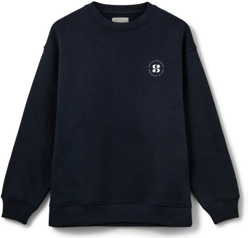 Sofie Schnoor - Dames Sweatshirt - Regular Fit - Zacht - Logo op de Borst