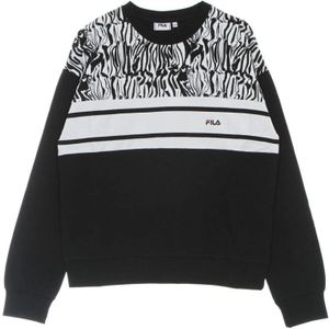 Fila, Dames, Sweatshirts & Hoodies, Zwart, Maat: XS Katoen,