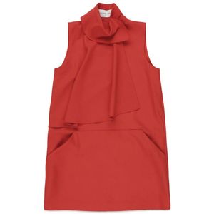 Philippe Model, Dames, Jurken, Oranje, Maat: S Wol,