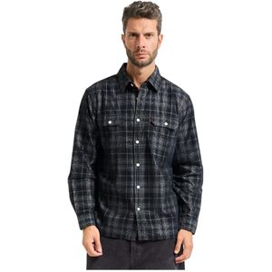Levi's, Heren, Overhemden, Zwart, Maat: L