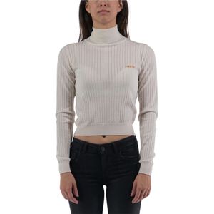 Marni - Dames Coltrui - Beige - Wol - Geribbelde