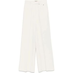 Herno, Dames, Broeken, Wit, Maat: L