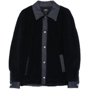 A.p.c., Heren, Sport, Blauw, Maat: L Denim,