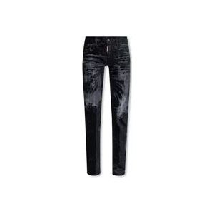 Dsquared2 24/7 jeans , Black , Dames , Maat: 3XS
