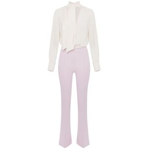 Elisabetta Franchi, Dames, Jumpsuits & Playsuits, Veelkleurig, Maat: XS Leer,
