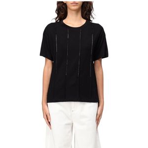 Liu Jo, Dames, Tops, Zwart, Maat: S