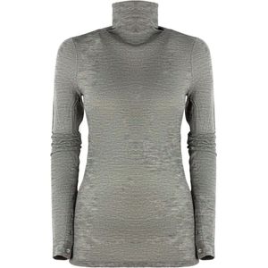 Semicouture, Dames, Truien, Grijs, Maat: S Wol,